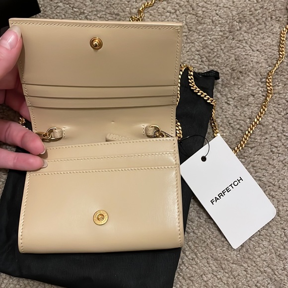 Cream Saint Laurent Mini Bag - Picture 3 of 5